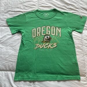 League Kids Green Oregon Ducks Graphics Tee